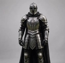 Medieval Knight Full Armor Suit   Handmade Steel Plate Armor, LARP Cosplay