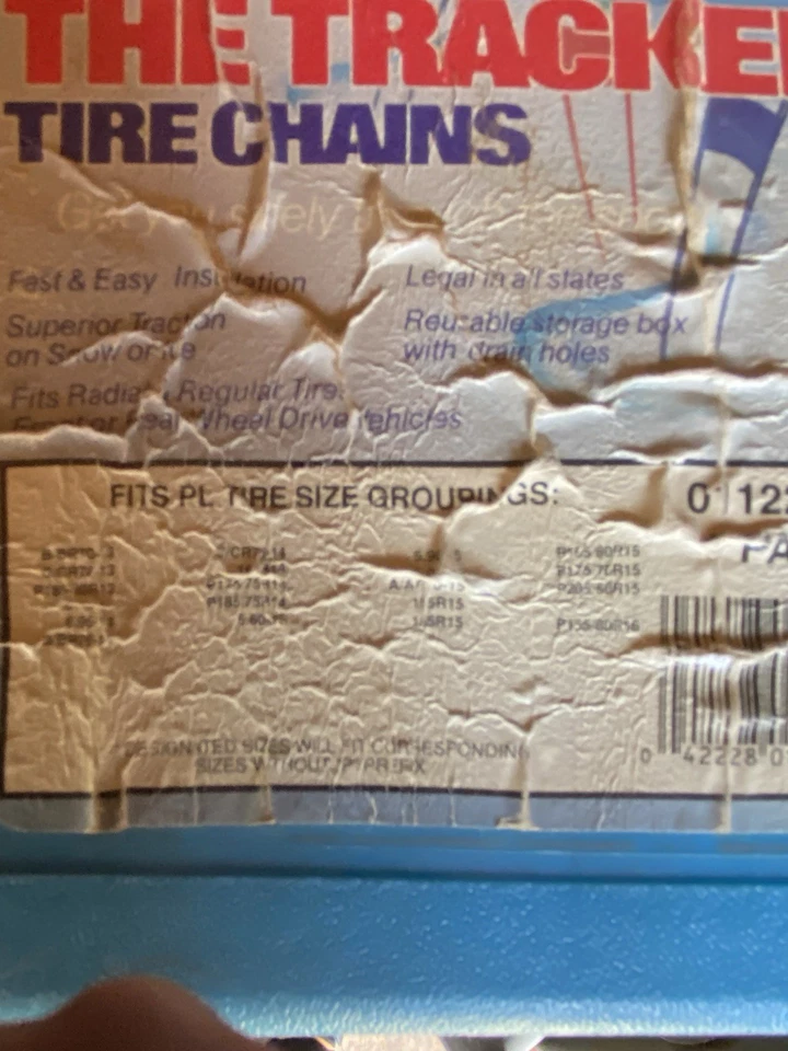 "Juego de cadena para nieve para neumáticos de 15"" Volkswagen Beetle/Ghia o Porsche tempranos"   Foto 2 de 2