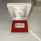 Franklin Mint 1977 Christmas Sterling Silver Bar 500 Grains .925