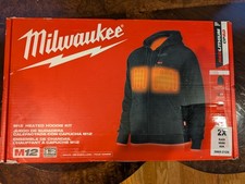 Milwaukee 306B-212X M12 Men  s Heated Hoodie Kit Black 2XL Brand New