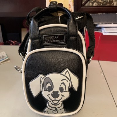 DISNEY 101 DALMATIANS LUCKY CREAM BLACK PHONE HOLDER HANDBAG CROSSBODY PRIMARK