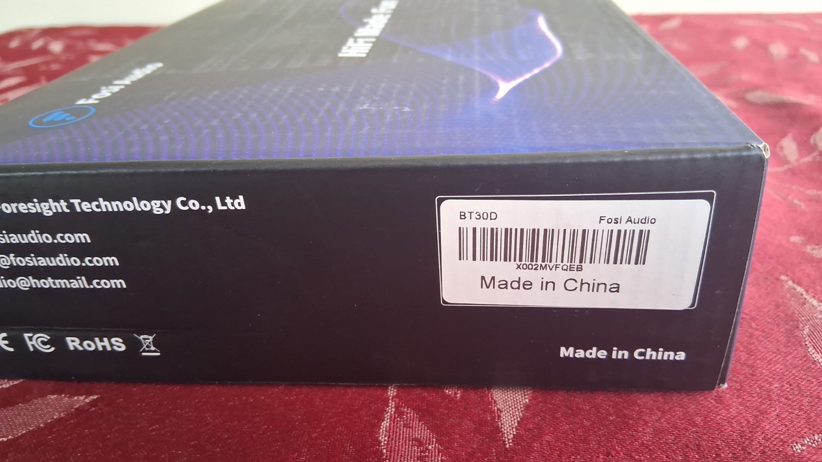 Fosi Audio BT30D PRO Bluetooth 5.0 2.1 Channel Receiver Amplifier Class D HiFi 