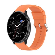 Waterproof Silicone Watch Bands with Stainless Steel Buckle for Smart Watches