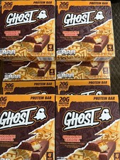 Ghost Chocolate Caramel Protein Bar 32ct 3/27