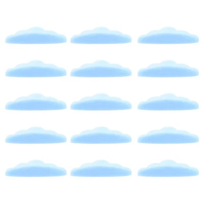 15Pairs Blue Silicone Lash Lift Pads Reusable Durable Eyelash Curlers Kit - Image 1 of 4