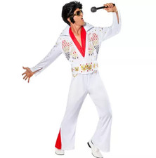 Men's Elvis Presley American Eagle Jumpsuit, New-Free Ship
