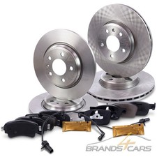 ATEC BREMSSCHEIBEN + BELÄGE + WARNKONTAKT VORNE + HINTEN FÜR AUDI A4 8W A5 F5