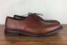 Allen Edmonds Walton Split Toe Shoes Derby Brown Leather Men's 11.5 D USA Made