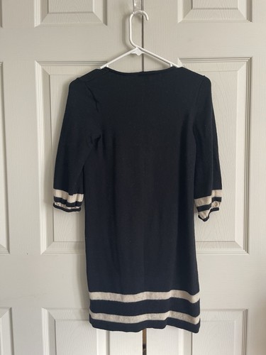 Vintage Lilly Pulitzer Pullover Kleid schwarz gestreift 3/4 Arm Damen Gr. M - Bild 5 von 7