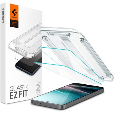 2x Schutzglas + Applikator für Galaxy A37 5G / A36 5G Spigen Displayschutzglas