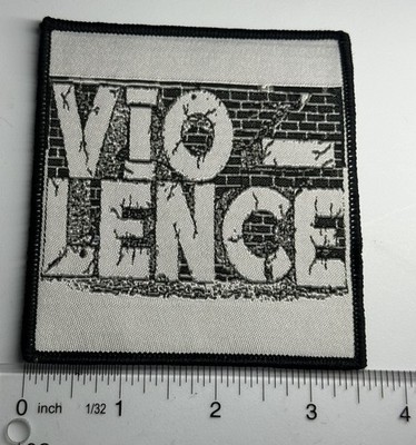 Vio-lance Black Border Woven Patch