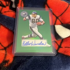 2025 Leaf Pro set Platinum Kellen Winslow Green Holo Auto Numbered 3/5 SSP