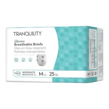 Tranquility Essential Incontinence Brief M Breathable 2965-100 100 Ct