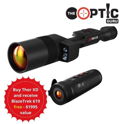 SET ATN Thor 5 XD LRF 4-40x, 1280x1024 + FREE BlazeTrek 619