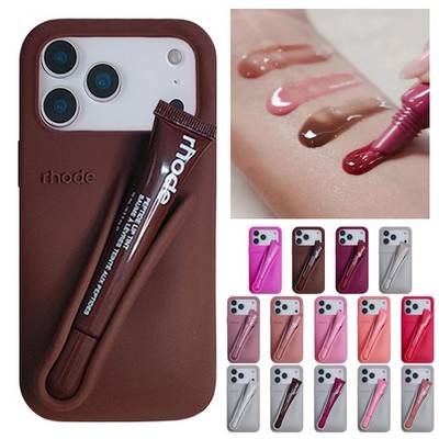 Handyhülle Für iPhone 17/17Pro/Pro Max/17Air Silikon Schutzhülle Mit Lippenstift