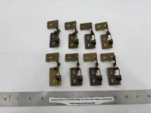 (8) USED Youngdale #3 Hinge Cabinet Door - ANTIQUE BRASS - COSMETIC, READ!