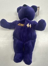 VTG Jerry West 44 Salvinos B-Ball Bammers Purple Beanie Bear Loose 1945