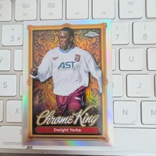 Dwight Yorke Chrome King Topps Premier League 2026 Aston Villa