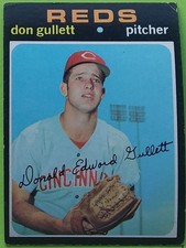 1971 Topps #124 Don Gullett (ROOKIE) Baseball Card (Cincinnati Reds) (2). rookie card picture
