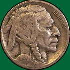 1924-D Buffalo Nickel Very Good VG Coin, Scratch #36287