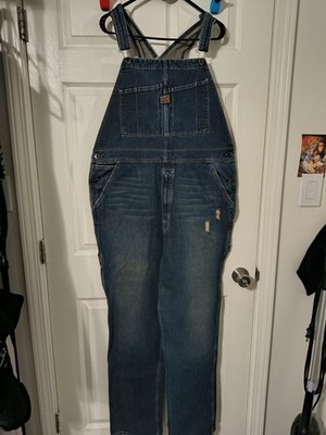 volcom Denim Overalls Blue XL