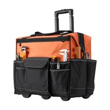 Uimoso Rolling Tool Bag 27 Pockets Heavy Duty 20" Roller Tool Bag on Wheels