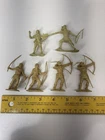 VINTAGE MARX ROBIN HOOD FIGURES Lot of 6