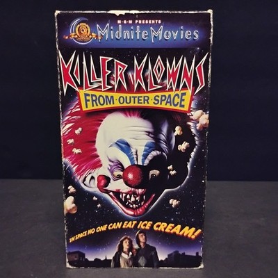 Rare Horror Killer Klowns From Outer Space MGM Midnite Movies VHS Tested