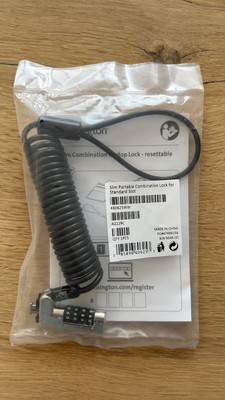 Kensington Slim Portables Kombinationsschloss für Standardsteckplätze