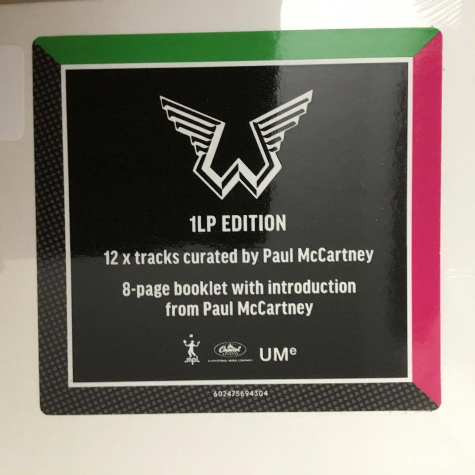 Paul McCartney -WINGS- Lp Green Color Vinyl. - Image 2 of 4