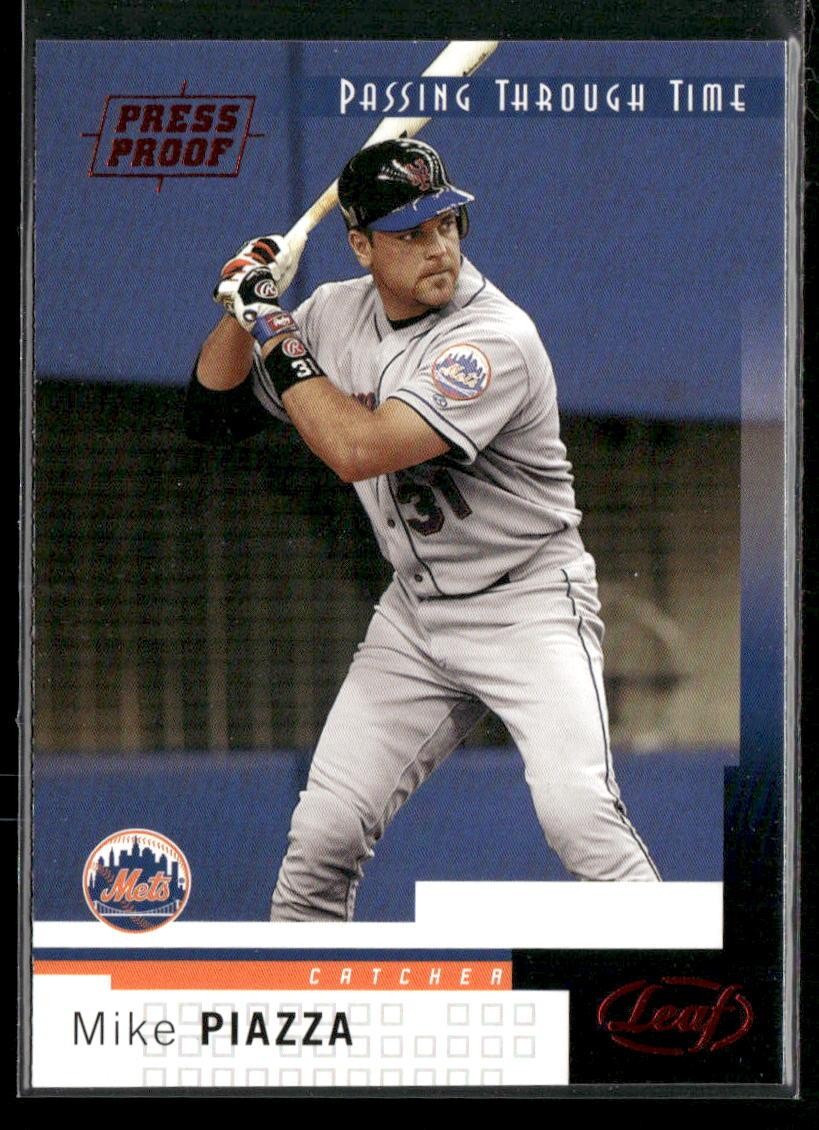 2004 Leaf #271 Mike Piazza Press Proofs Red