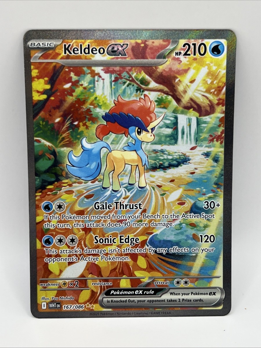 Keldeo ex 167/086 Sv: White Flare Holo | eBay