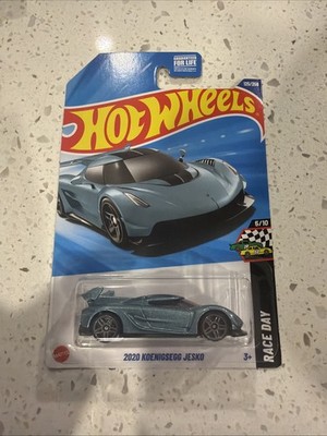 Hot Wheels 2020 Koenigsegg Jesko GHB39 Blue 125/250 RACE DAY 5/10