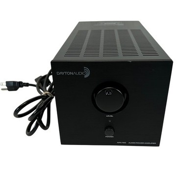 Dayton Audio APA150 150W Power Amplifier Black Stereo Bridged Mono Amp APA-150