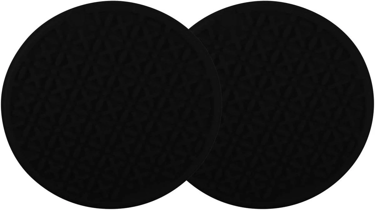 Set 4 Sottopentola In Silicone Grigio Scuro – Anticaldo 230°C, 100% Alimentare, Multiuso, Lavabili In Lavastoviglie