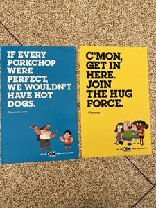 Rare Vintage Cartoon Network Posters - Steven Universe & Clarence