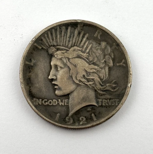 Photo of a 1921-P Peace Dollar from an eBay listing that sold on Jul 23, 2026