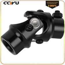 CCIYU 3/4-36 Spline X 3/4" Round Black Universal Steering Shaft U Joint Coupler