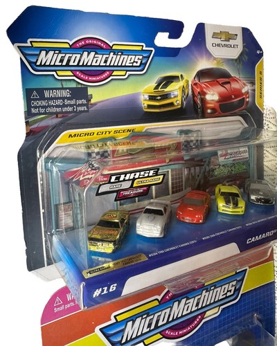 Micro Machines Camaro Generations Series 5 & 7 #16 Gold Chase + American Muscle - Picture 2 of 9