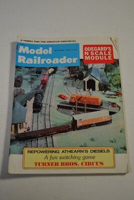 Model Railroader Magazine October 1976, Turner Bros Circus ...
