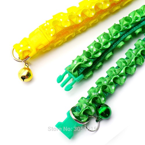 Lote de 12 PIEZAS Paquete de Collares de Nailon para Gato Cachorro Pequeño Gatito - Imagen 6 de 7