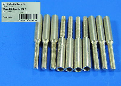 Gewindelöthülsen M2,5  2,2mm Best.-Nr.: 0130D v. Kavan / Günther Modellsport