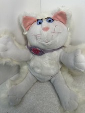 Fisher Price Purr-Tenders White Cat With Plush 13 Inch Tested Works Stuffed Toy
