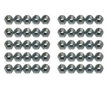 50 Pack 9/16" Inch RV Camper Trailer Lug Nuts For 7000# - 8000# Axles