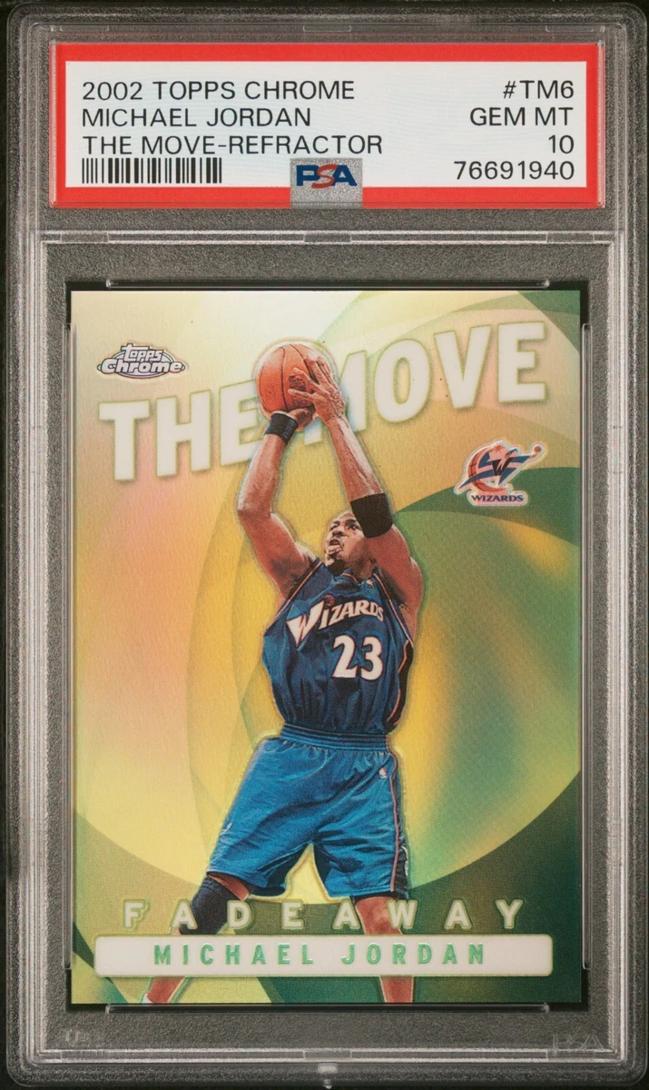 Michael Jordan refractor psa10 chrome