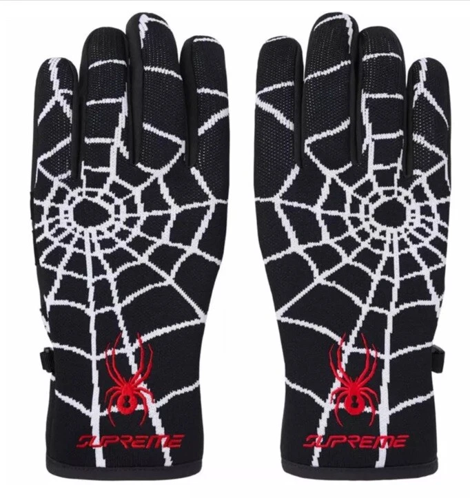 Gants Supreme x Spyder tricot jacquard graphique taille S embouts écran tactile ?