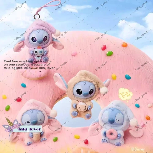 Miniso Stitch Eat Something Before Sleep Series Vinyl Figure Confirmed Blind Box - Picture 9 of 26
