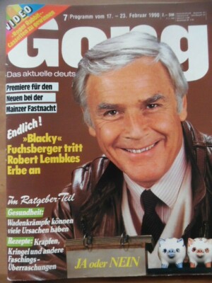 GONG 7 - 1990 TV 17.2.-23.2. Blacky Fuchsberger Christian Danner Fastnacht-Mainz