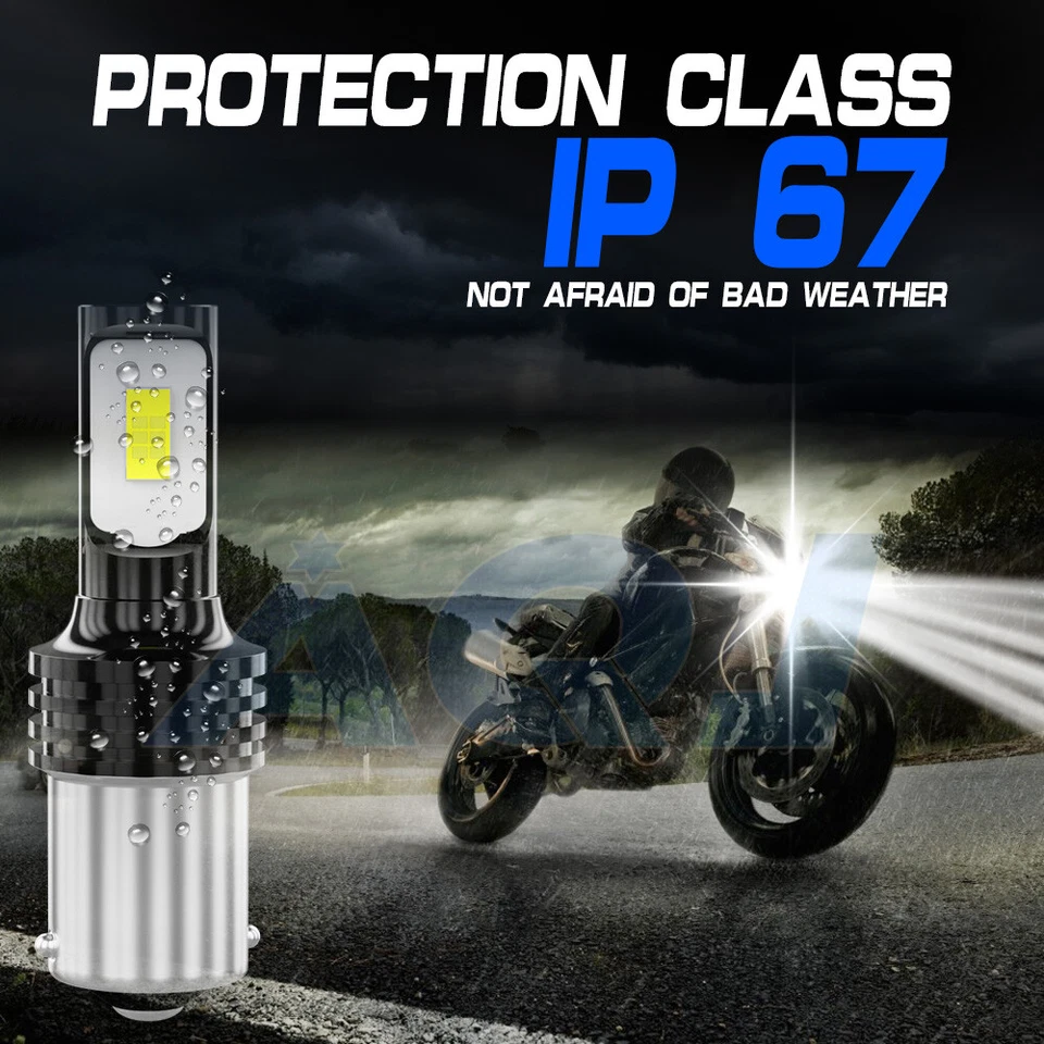 Bombilla trasera súper LED para Suzuki DR350S 1993 motocicleta 12v vendedor de EE. UU. Foto 4 de 4