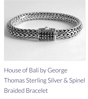 House Of Bail by George Thomas. Size 6.5 sterling silver. With black spinal. 